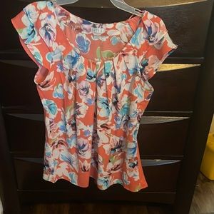 Size medium floral blouse for work